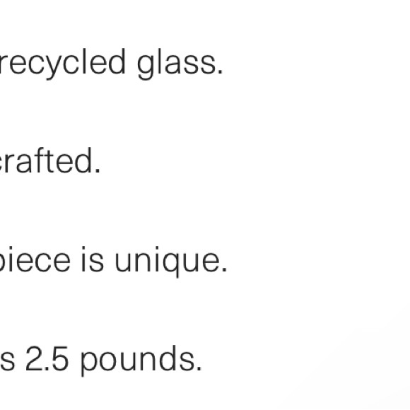 ARHAUS Handmade Recycled Glass Hanging Square - Picture 7 of 9